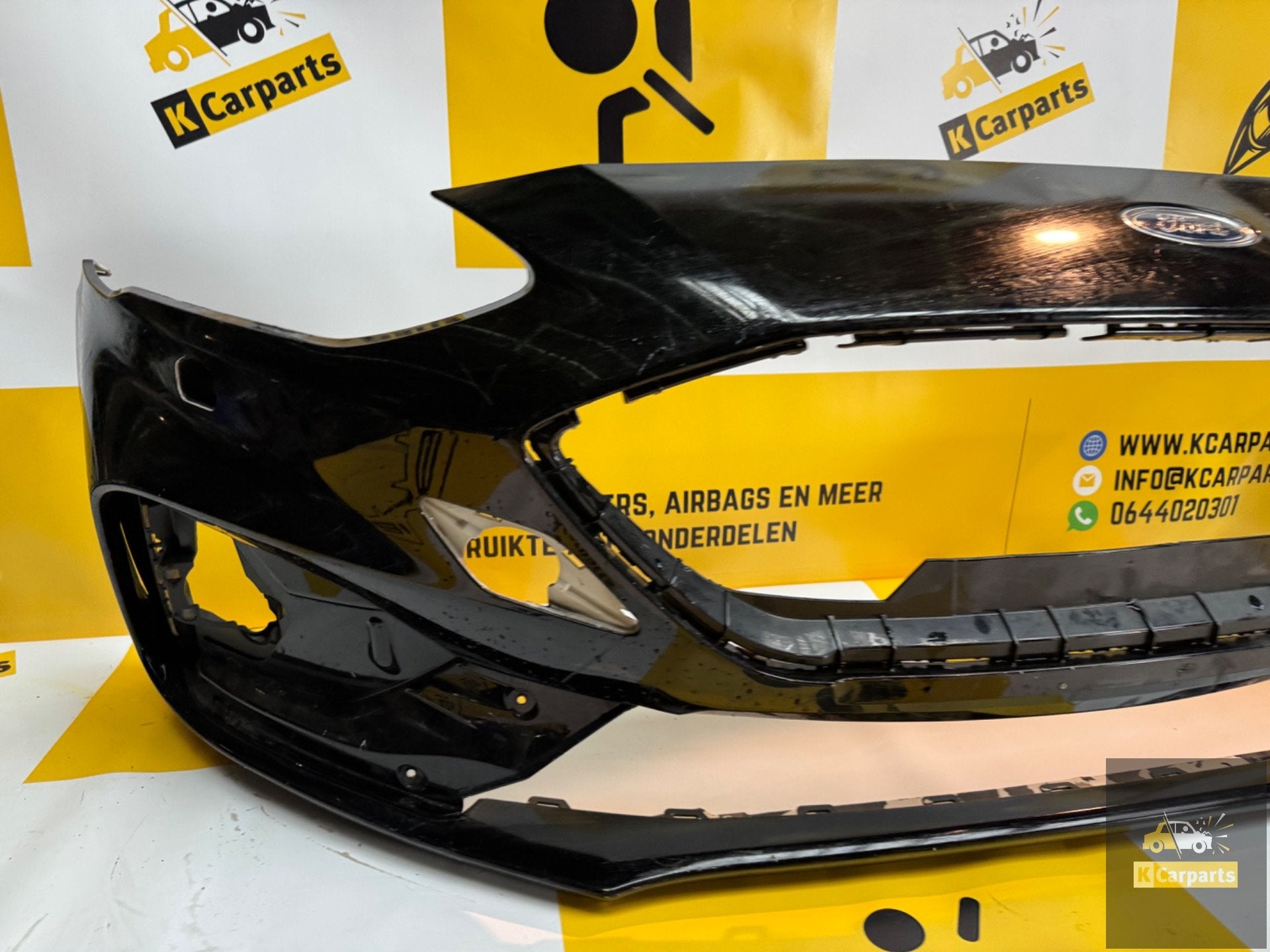 Voorbumper Ford Focus ST KLS PDC ORIGINEEL JX7B-17757-S, Info@fabrikant.eu, Ophalen of Verzenden, Ford, Bumper