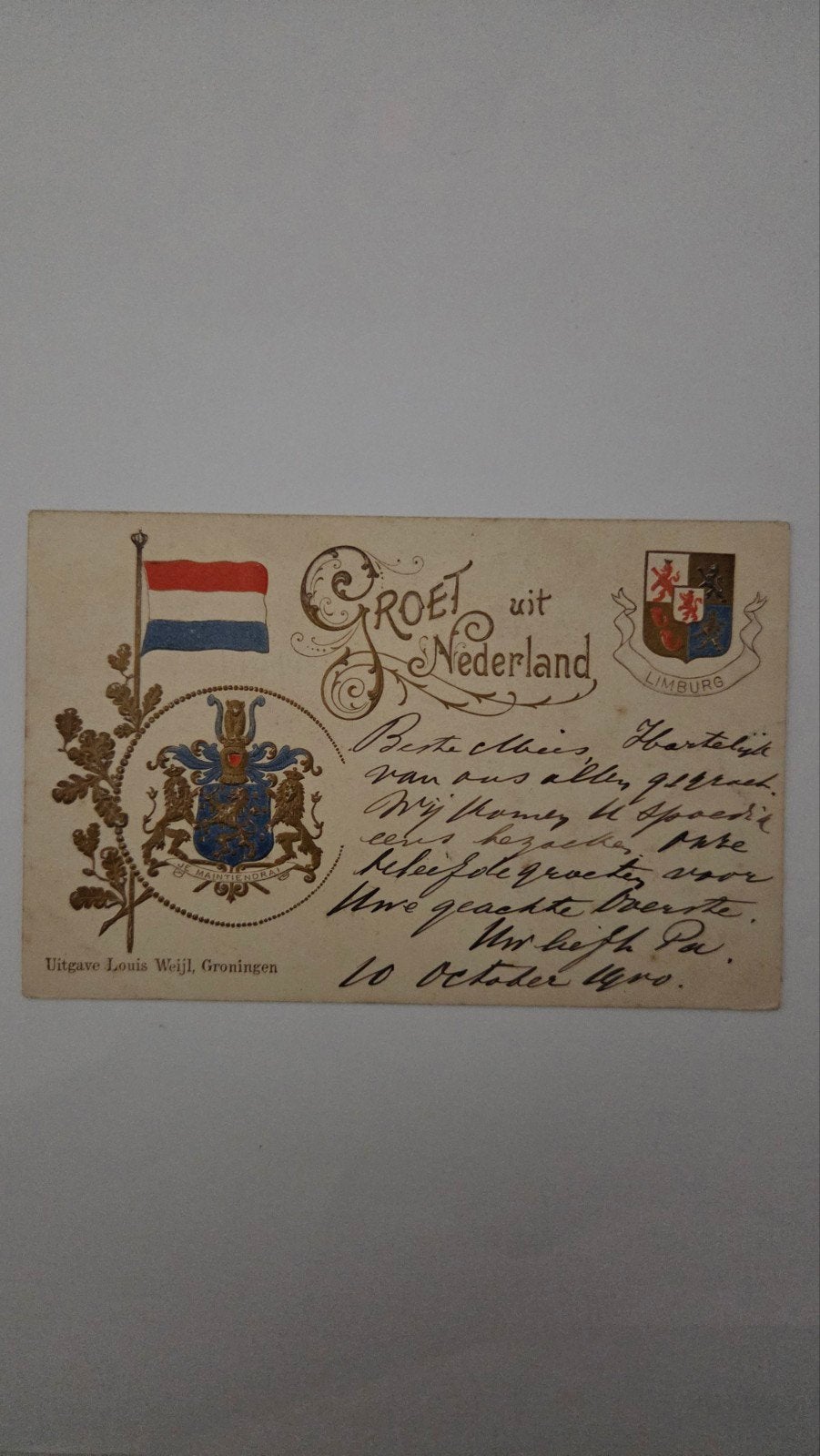 ansichtkaart van Nederland, Ophalen of Verzenden, 1920 tot 1940