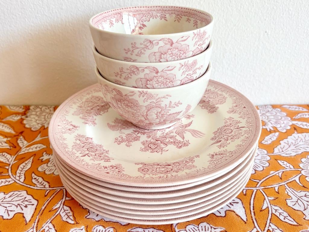 Burleigh - Pink Asiatic Pheasants, Verzenden, Overige typen, Nieuw, Overige stijlen