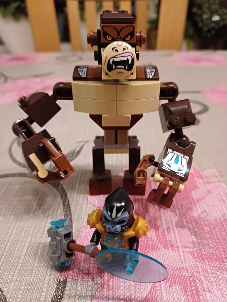 Lego 70125 Gorilla legendebeest Legends of Chima, Gebruikt, Overige thema's, Lego, Ophalen of Verzenden