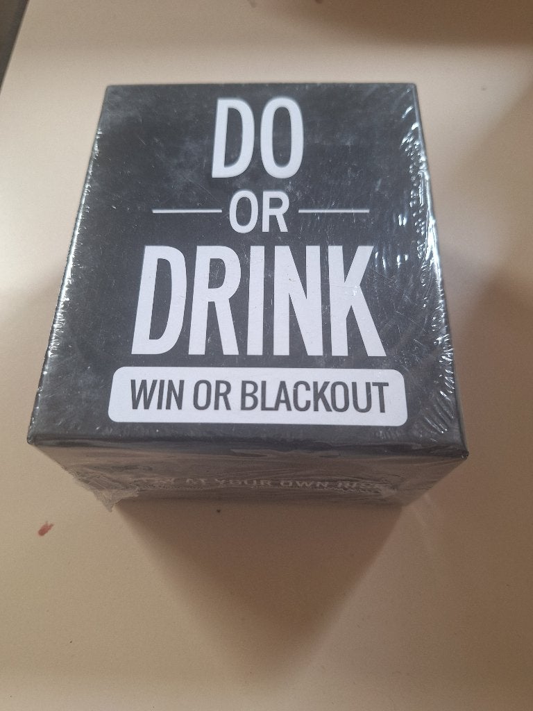 do or drink win or blackout, Ophalen of Verzenden, Nieuw