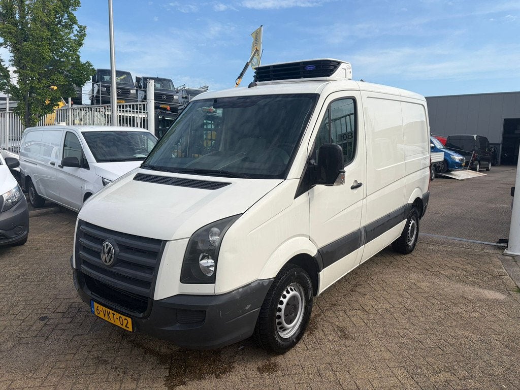Volkswagen Crafter 2.5TDI L1H1 Koelwagen +220V Stekker Carri, Auto's, Bestelauto's, Euro 5, Gebruikt, Volkswagen, Wit