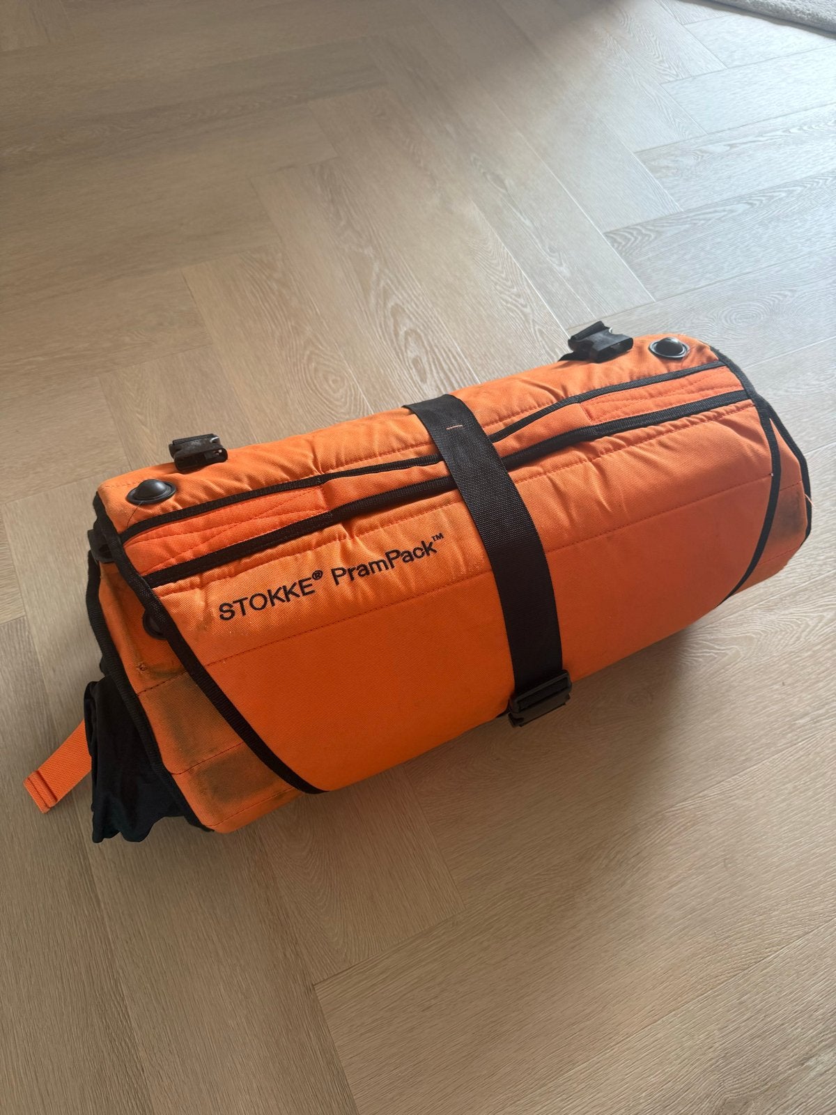 Stokke PramPack reistas voor kinderwagen, Ophalen, Gebruikt, Kinderwagen, Overige merken