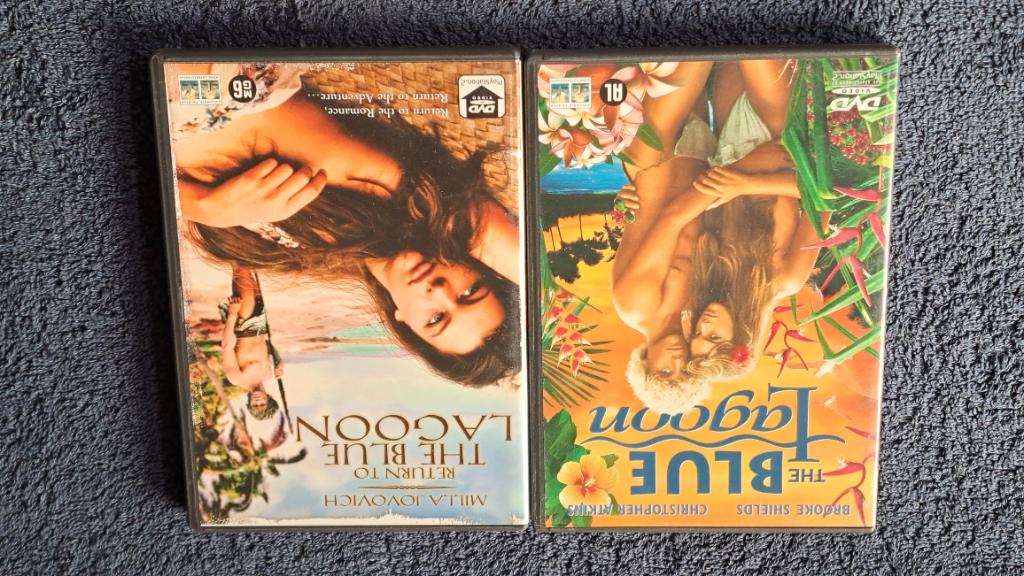 The Blue Lagoon 1 & 2 "Milla Jovovich, Brooke Shields", Alle leeftijden, Ophalen of Verzenden, Zo goed als nieuw
