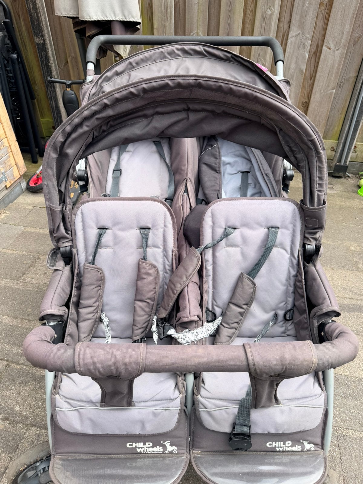 4 ling buggy, Ophalen, Zo goed als nieuw, Regenhoes