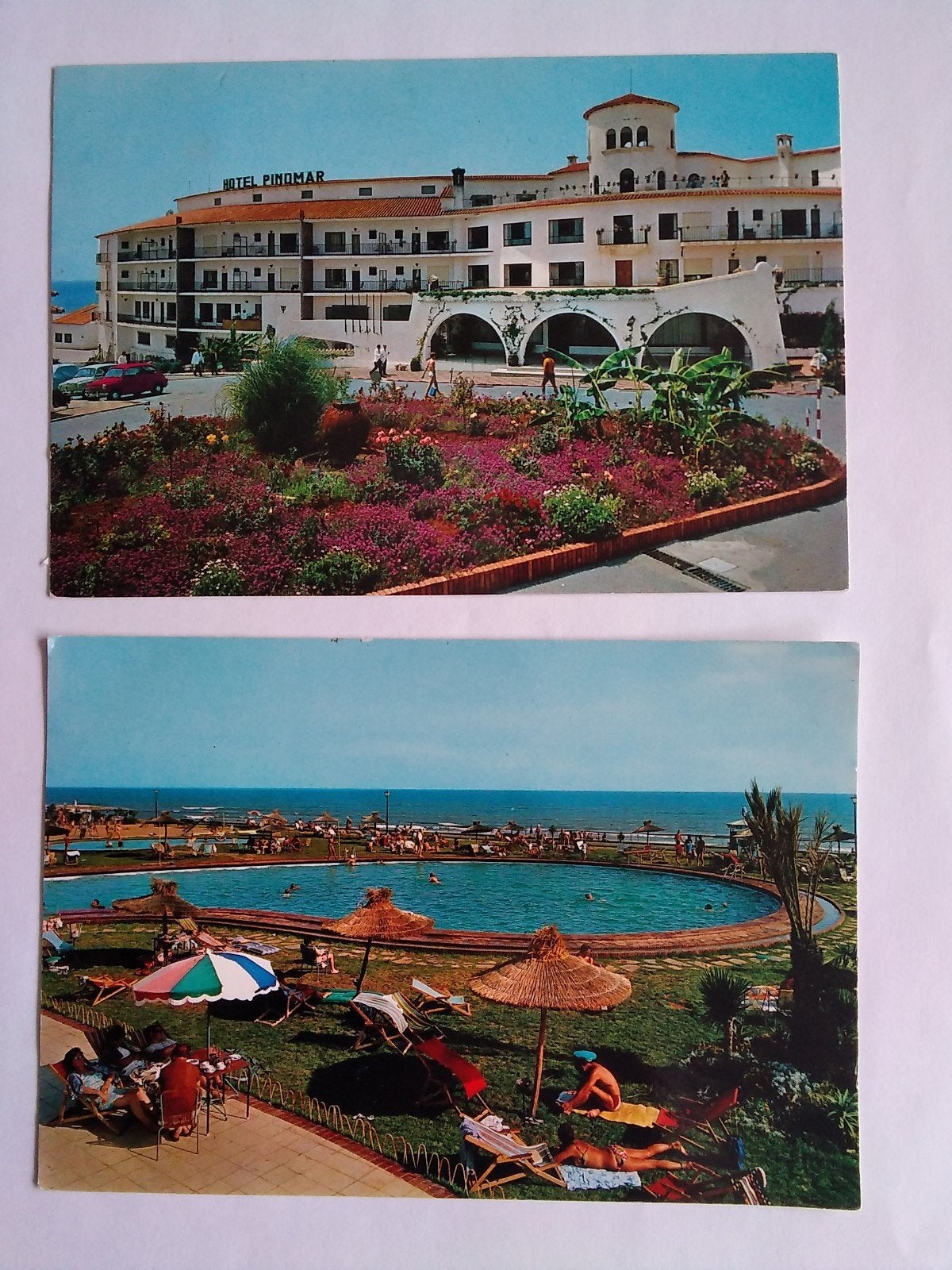 Ansichtkaarten Spanje Marbella Hotel Pinomar jaren '70, Verzenden, 1960 tot 1980