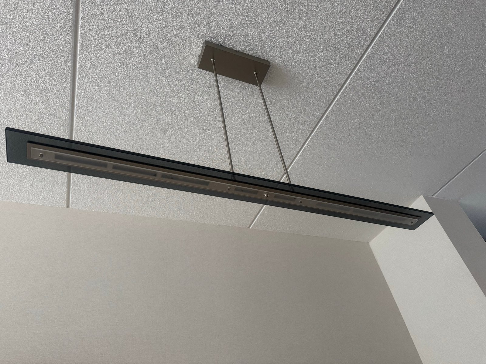 Masterlight Handgemaakte Hanglamp Nikkel met Dim to Warm LED, Ophalen, Zo goed als nieuw, Metaal, Overige fittingen