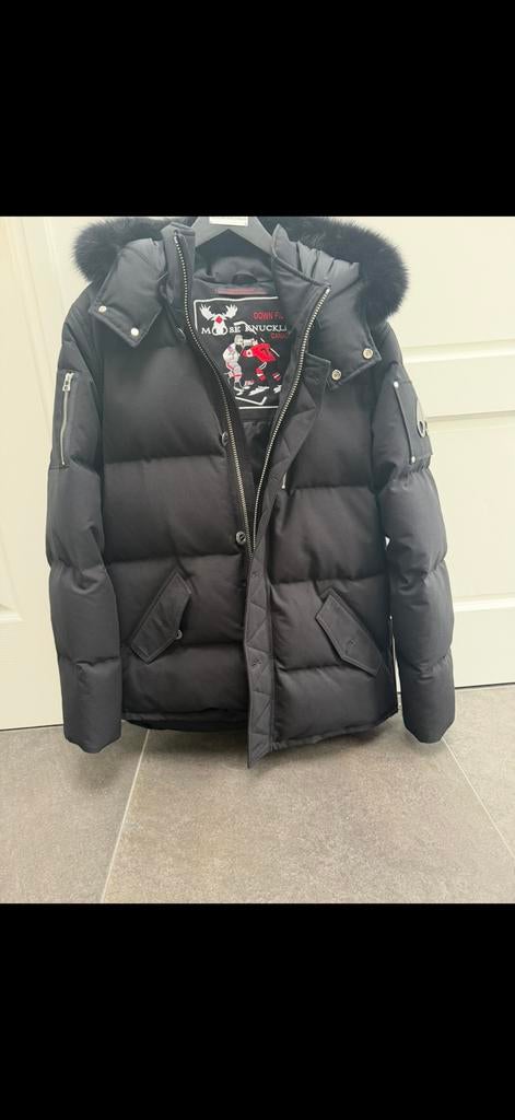 Moose Knuckles Winterjas, Ophalen of Verzenden, Zo goed als nieuw, Maat 56/58 (XL), Zwart
