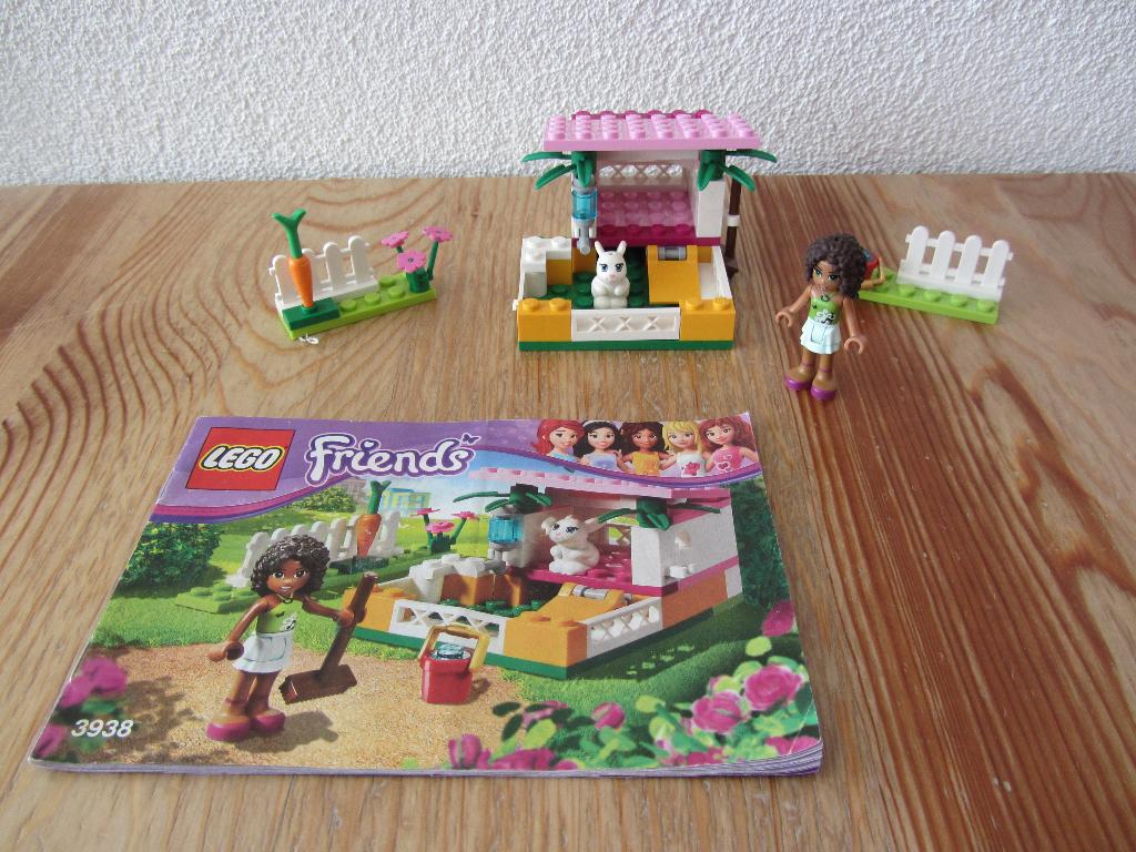 Lego Friends 3938 Andrea's konijnenhok, Ophalen of Verzenden, Zo goed als nieuw, Lego