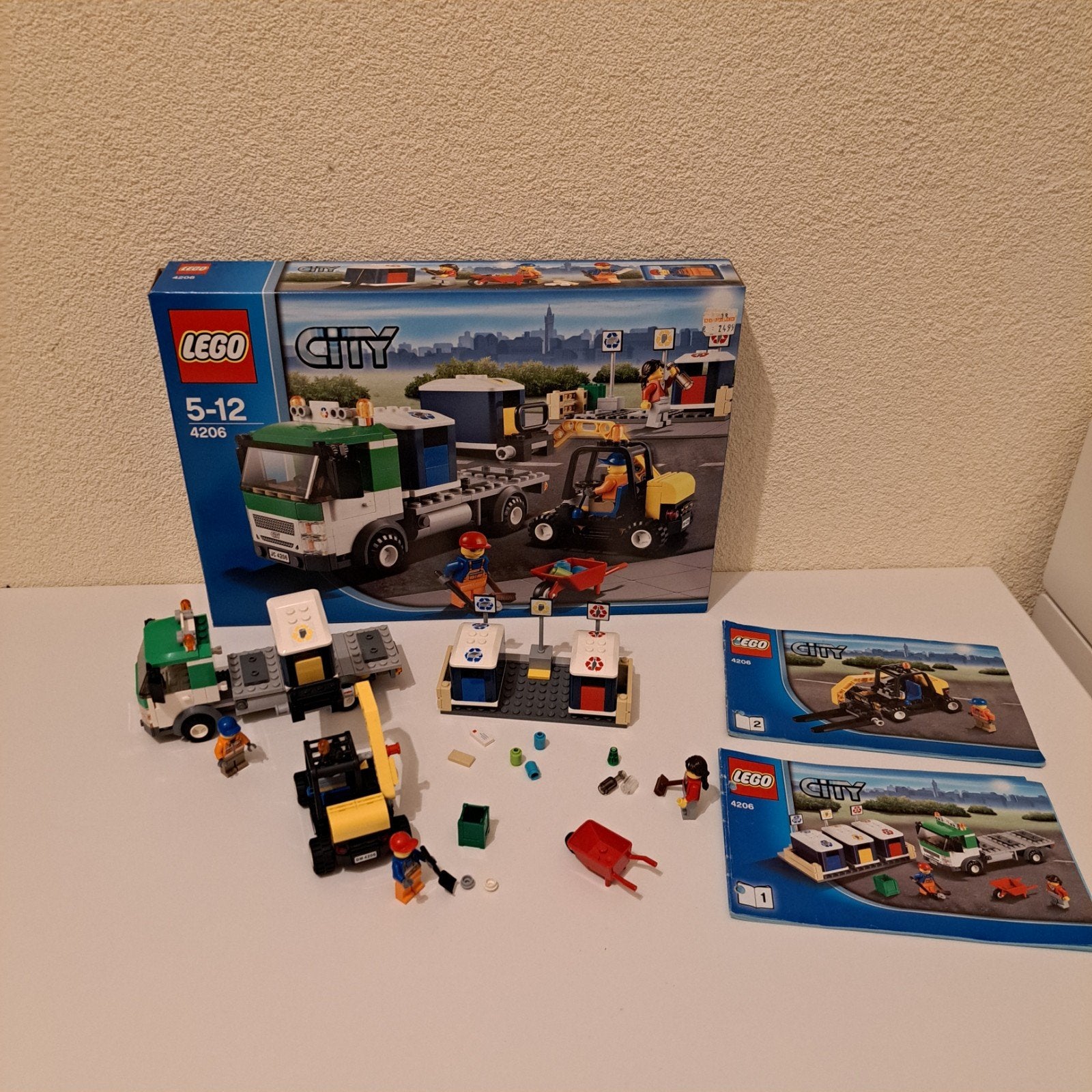 Lego City 4206 Recyclingtruck., Ophalen of Verzenden, Zo goed als nieuw, Lego