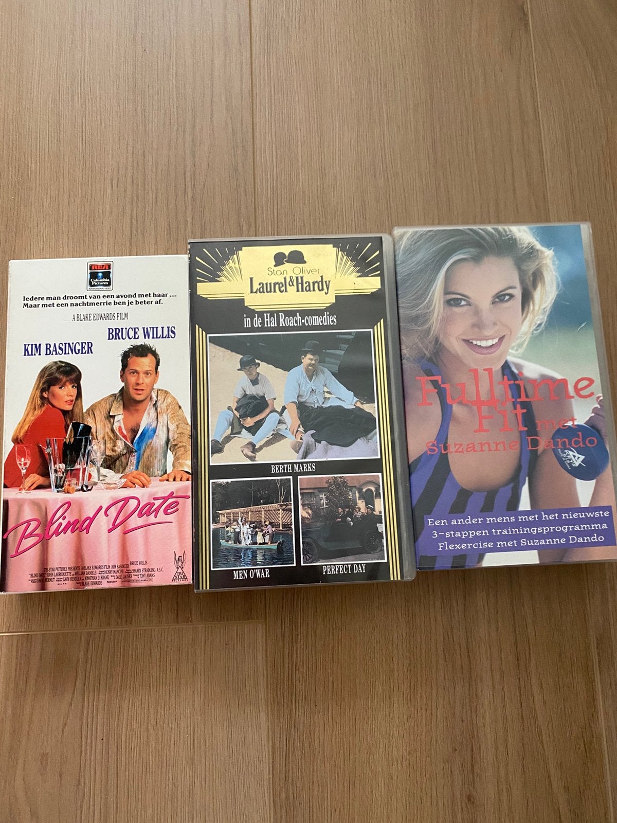 Videobanden blind date laurel en hardy fulltime fit, Alle leeftijden, Ophalen of Verzenden, Zo goed als nieuw, Komedie