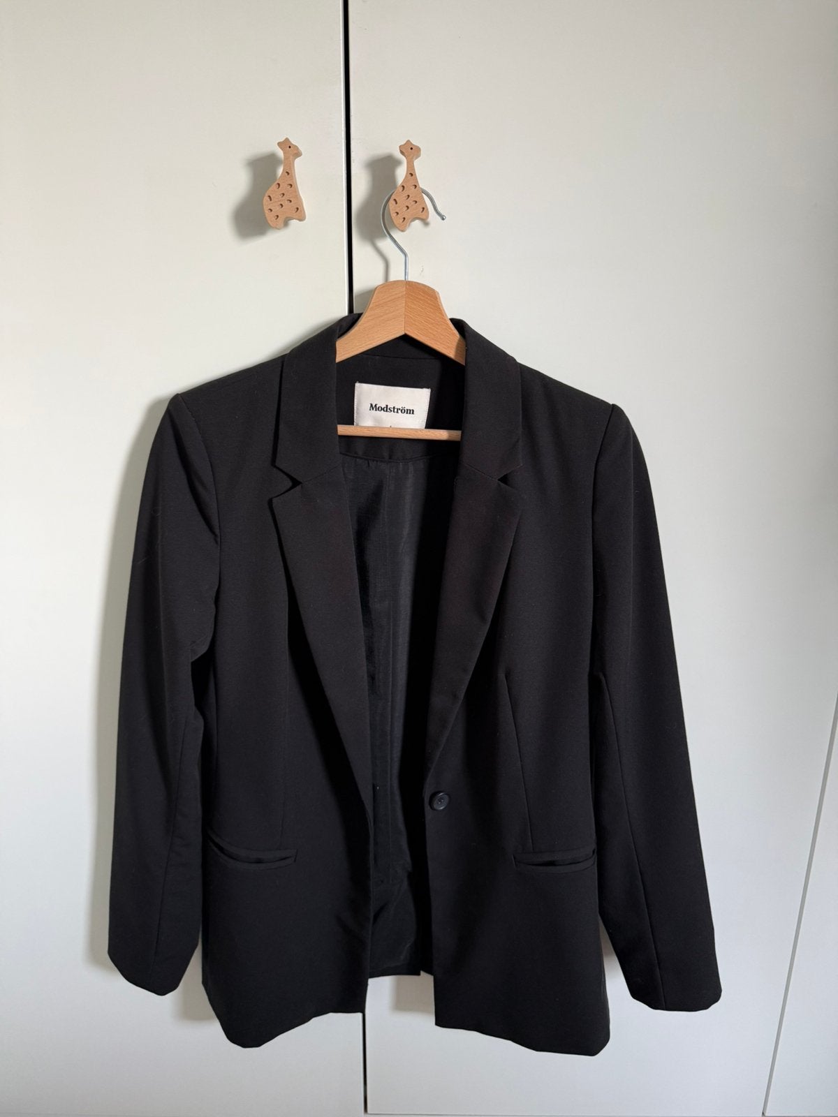 Modstrom blazer colbert zwart maat S, Ophalen of Verzenden, Zo goed als nieuw, Maat 38/40 (M), Zwart