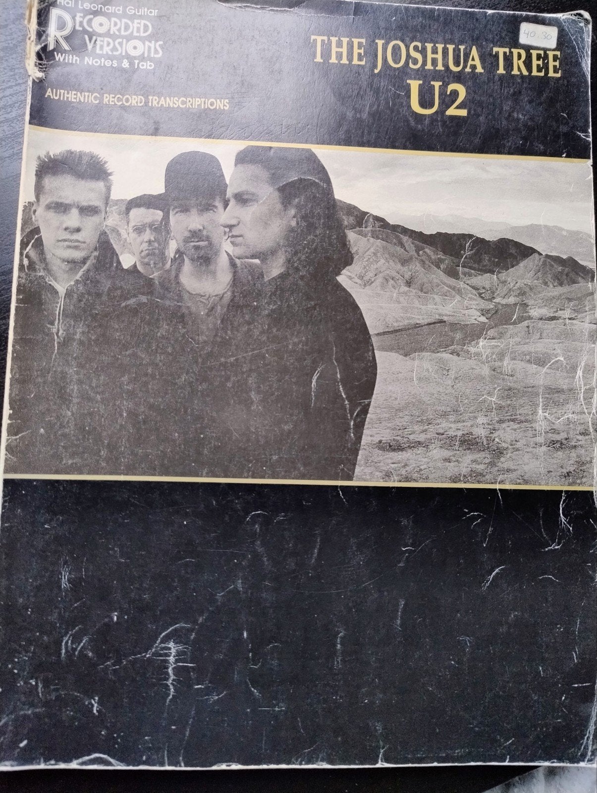 U2 - The Joshua Tree - Gitaar Tablatuur Boek, Ophalen of Verzenden, Gitaar, Gebruikt, Rock en Metal