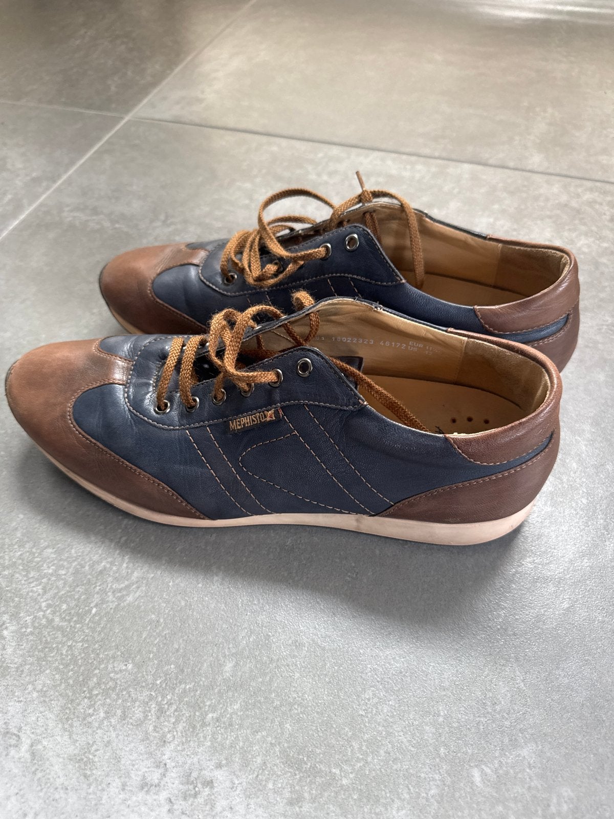 Mephisto Leren Sneakers Maat 46 (11.5), Kleding | Dames, Bruin, Ophalen of Verzenden, Sneakers of Gympen, Gedragen