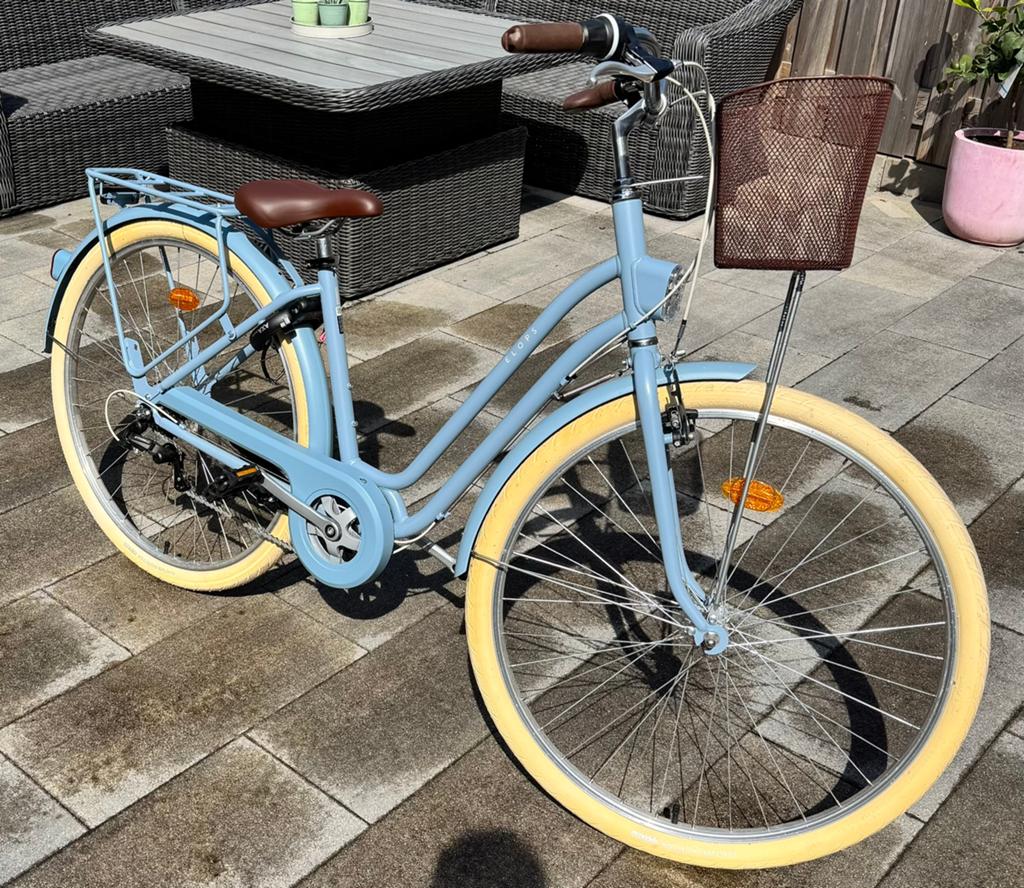 Dames stadsfiets Elops 520 laag frame, Ophalen, Zo goed als nieuw, 20 inch of meer