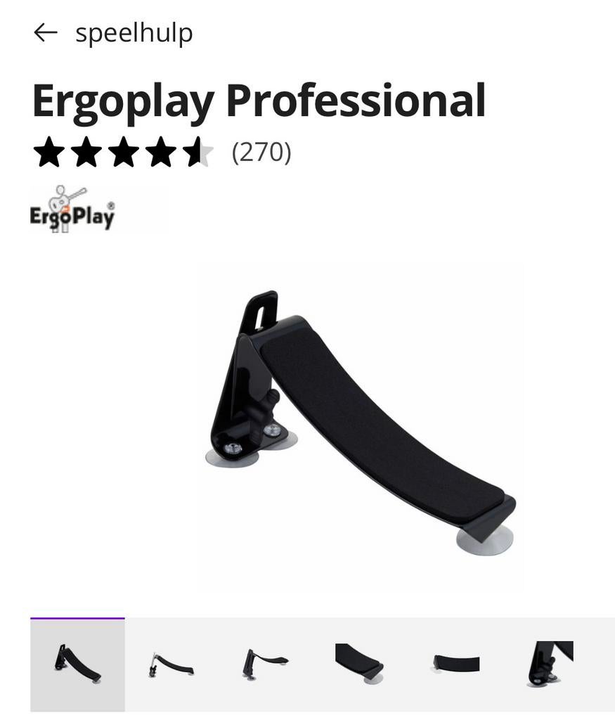 Ergo Play Professional voor gitaar, Ophalen of Verzenden, Zo goed als nieuw, Gitaar