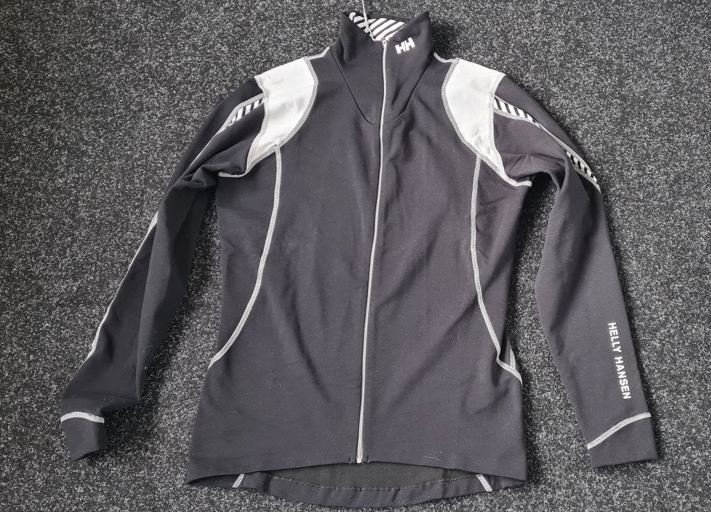 Helly Hansen sportjack mt.36 zwart/ wit, Helly Hansen, Zwart, Ophalen of Verzenden, Zo goed als nieuw