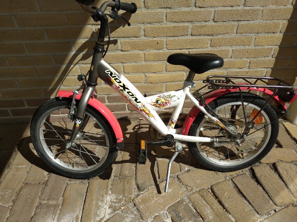 Noxon kinderfiets 16 inch, Terugtraprem, Ophalen, Overige merken, 16 tot 20 inch