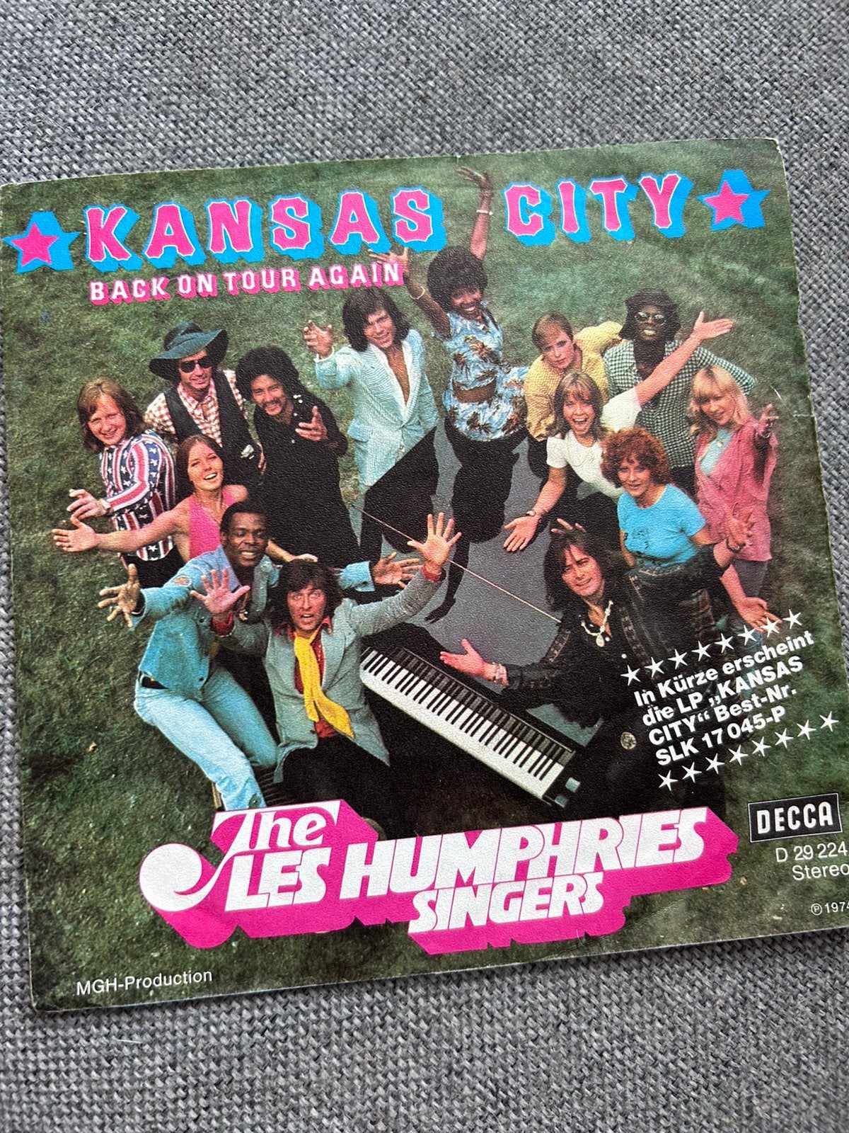 Les Humphries Singers Kansas City, Ophalen of Verzenden, Zo goed als nieuw, 7 inch, Pop