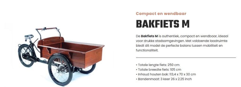 Klassieke bakfiets - Op te halen in Capelle aan den IJssel, Ophalen, Gebruikt, Goederen