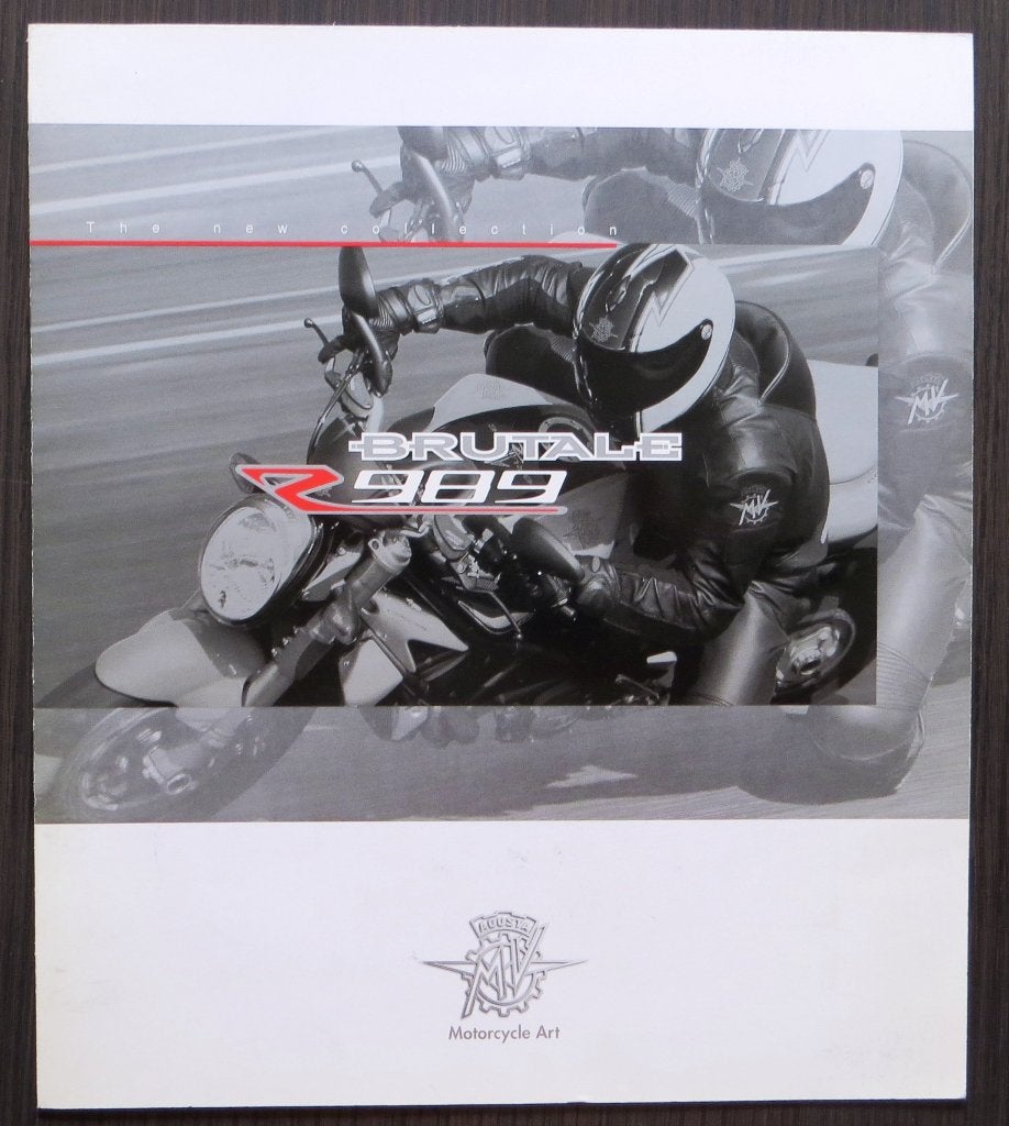 Folder MV Agusta Brutale R 989 - 2008 - 4 blz (Engels), Motoren, Verzenden, MV Agusta