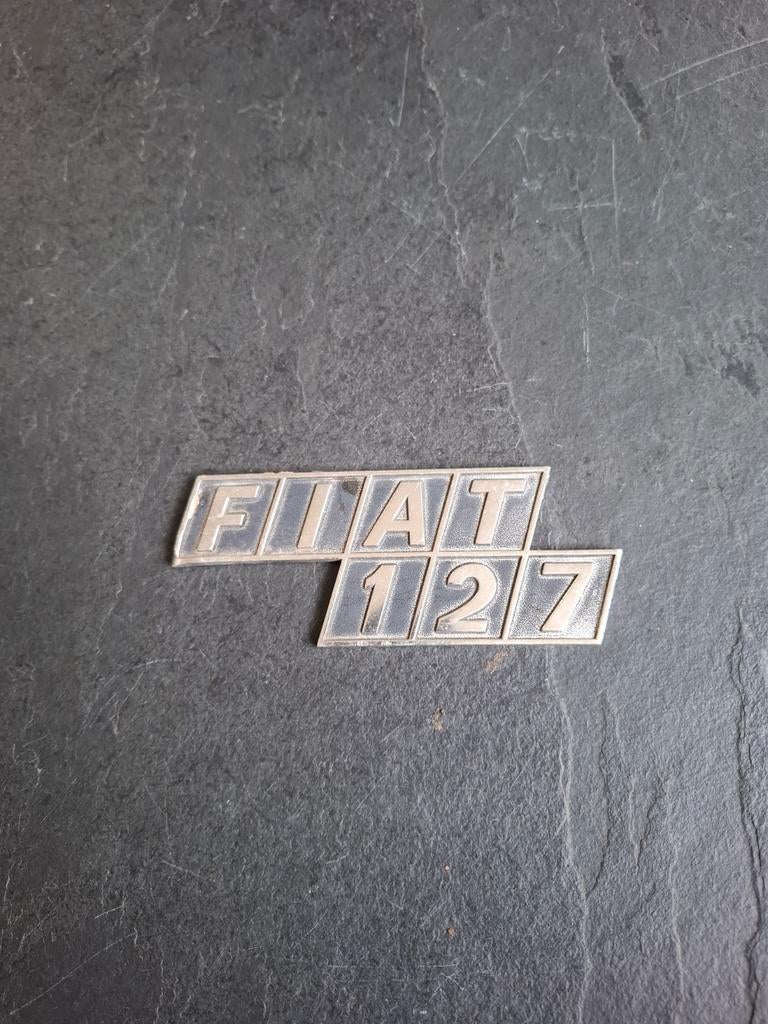 Fiat 127 embleem, Auto diversen, Autostickers, Ophalen