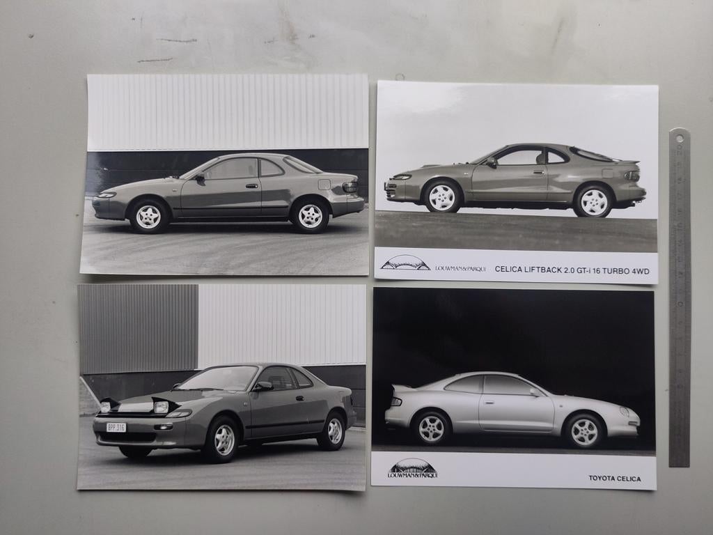 (381) Toyota Celica Coupe Liftback persfoto GT Turbo 4WD, Ophalen of Verzenden, Overige onderwerpen
