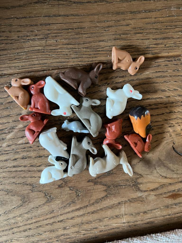 Leuke plastic konijntjes, hokken en hekje - Speelgoed, Ophalen of Verzenden, Gebruikt, Jongen of Meisje