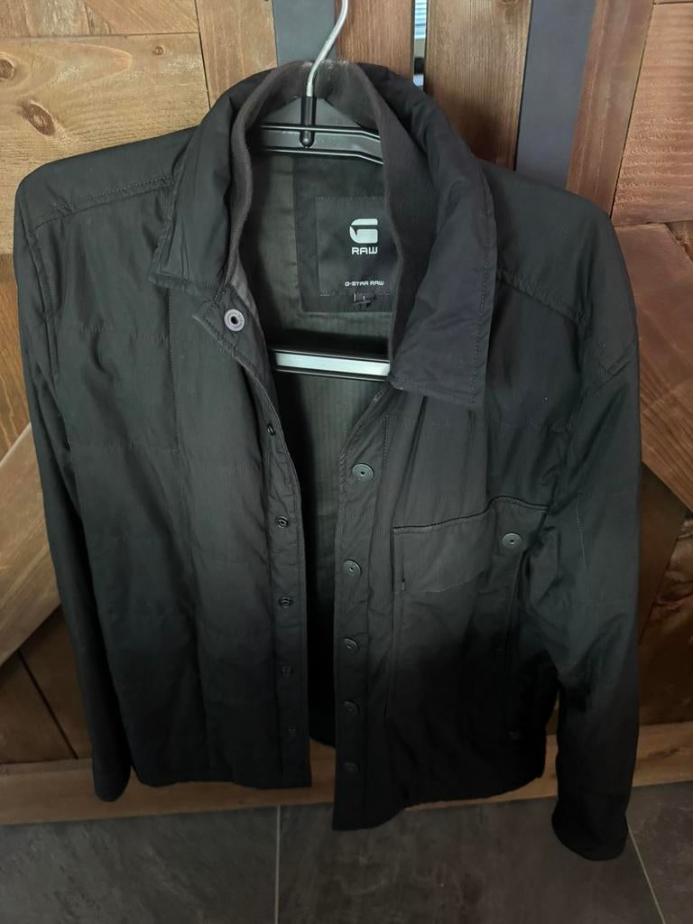 G star tussenjas maat L, Kleding | Heren, Ophalen of Verzenden, Gedragen, Maat 52/54 (L), Zwart