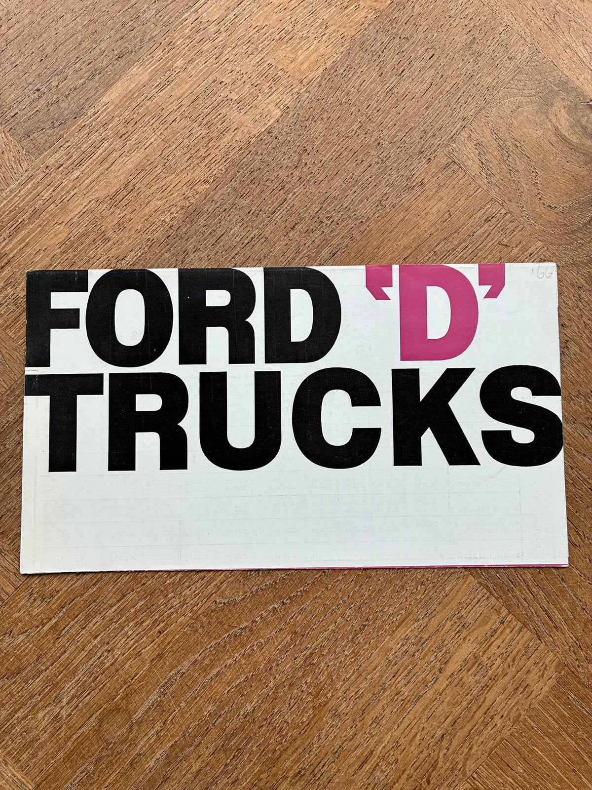 1966 Ford D Trucks brochure, Verzenden, Gelezen, Ford