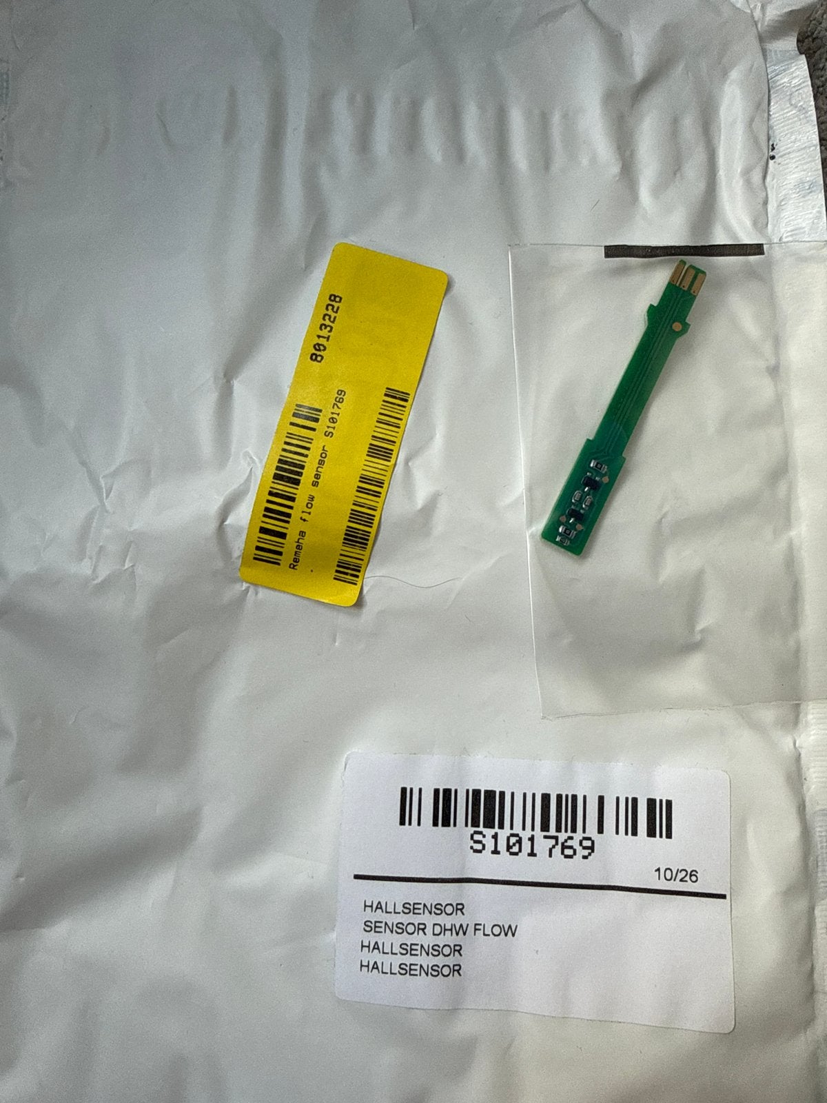 Remeha Hallsensor/ flow sensor S101769