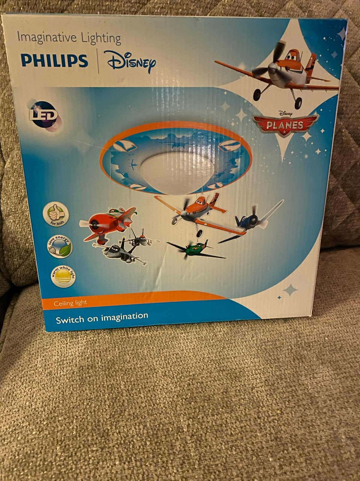 Philips Disney Planes LED Plafondlamp Kinderkamer, Ophalen, Zo goed als nieuw, Kunststof, Overige fittingen