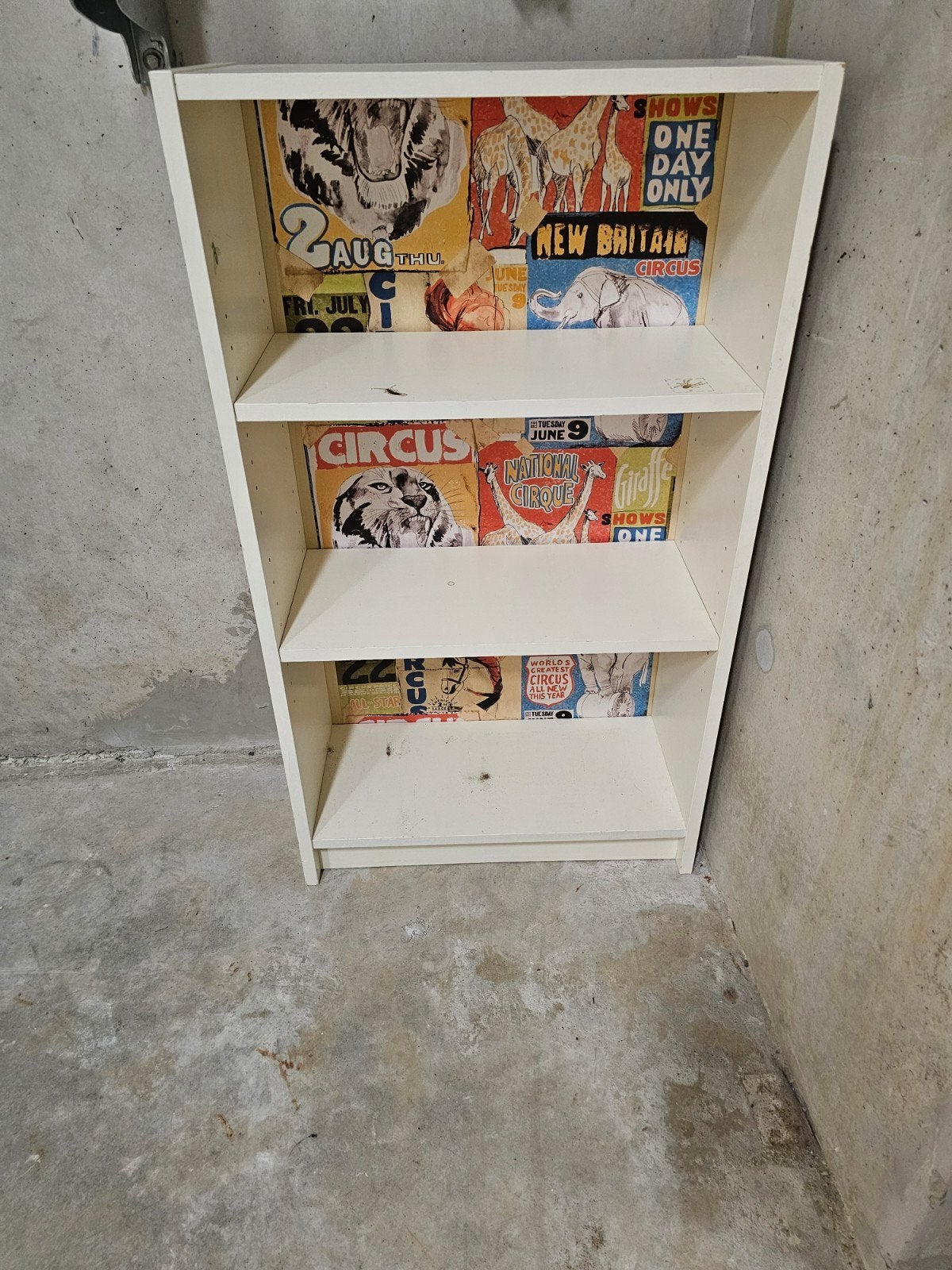 IKEA Billy boekenkast met circusprint, Ophalen, Met plank(en), Minder dan 50 cm, Gebruikt