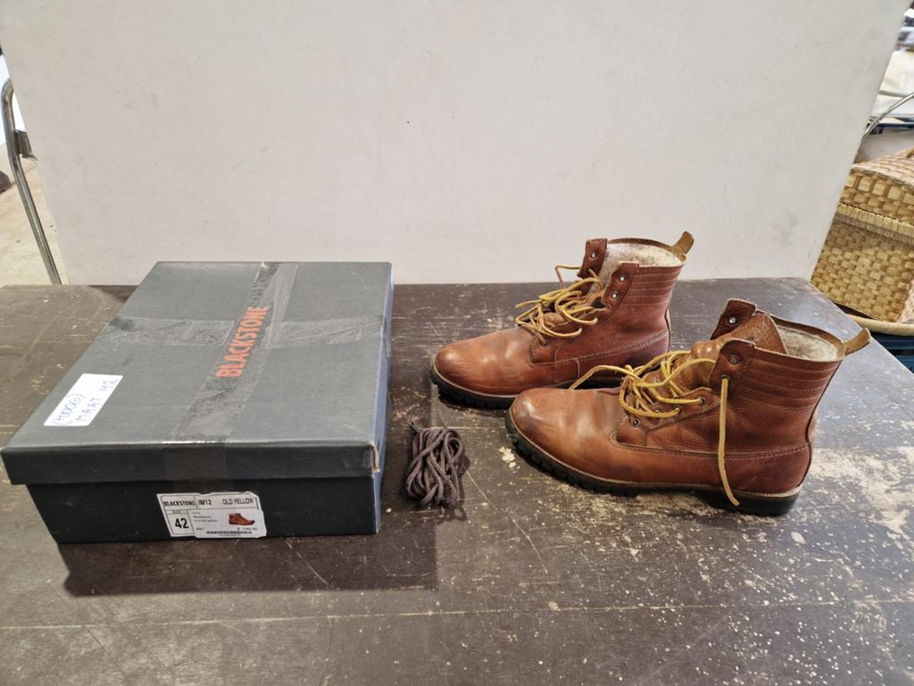 Blackstone stoere boots maat 42, Kleding | Heren, Schoenen, Blackstone, Bruin, Boots, Ophalen of Verzenden