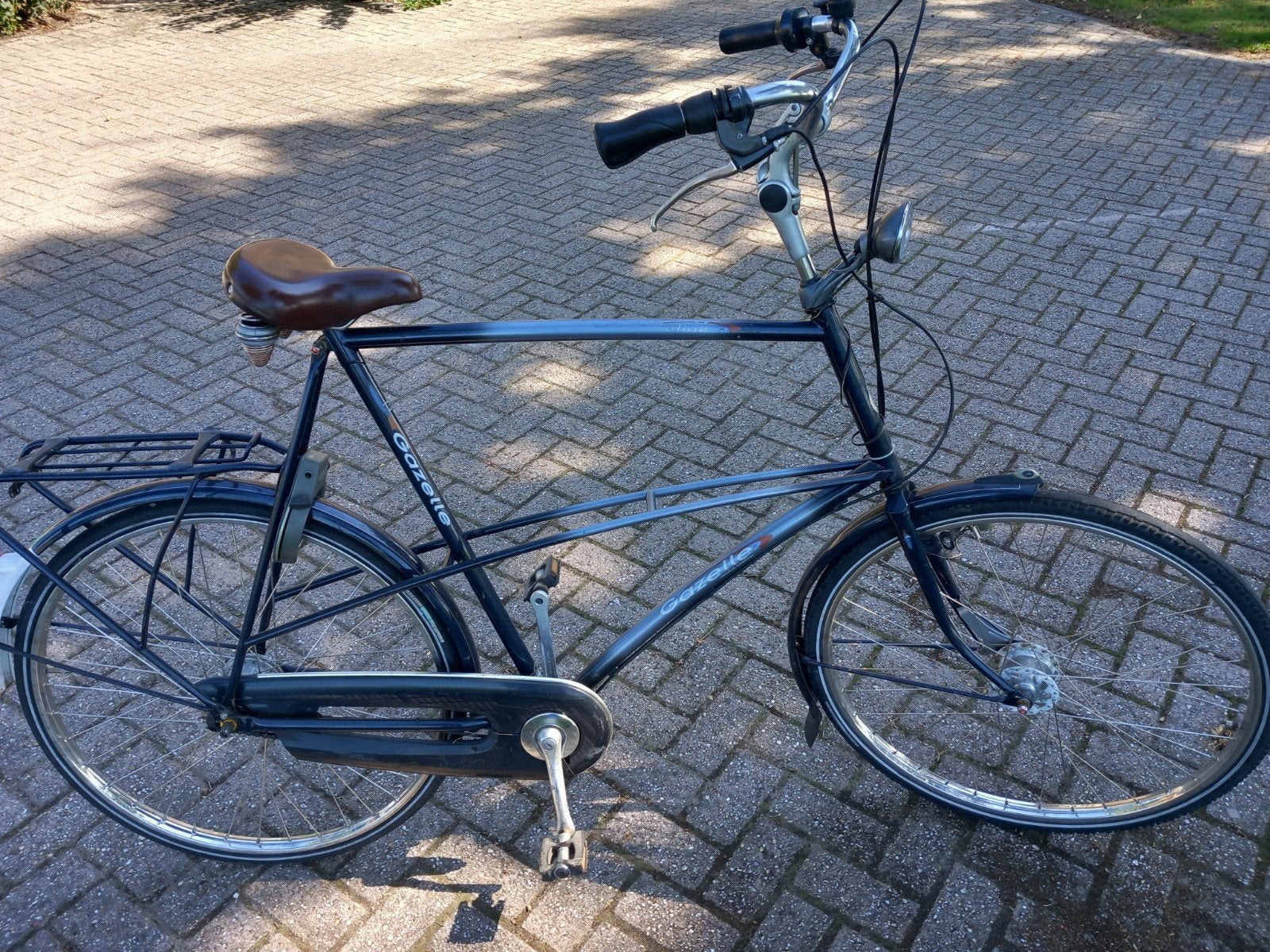 degelijk gazelle heren fiets hoge/grote 70 maat, Fietsen en Brommers, Fietsen | Heren | Herenfietsen, Ophalen, Gebruikt, Versnellingen