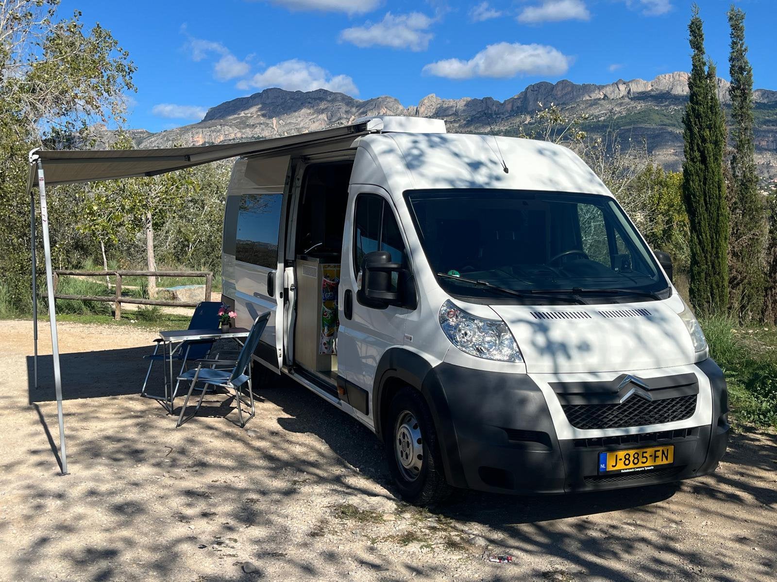Citroën Jumper 2.2 HDI Camper ✅ Zelfvoorzienend ✅ Dakairco ✅, Overige merken, Buscamper of Camperbus, Tot en met 2, Reservewiel
