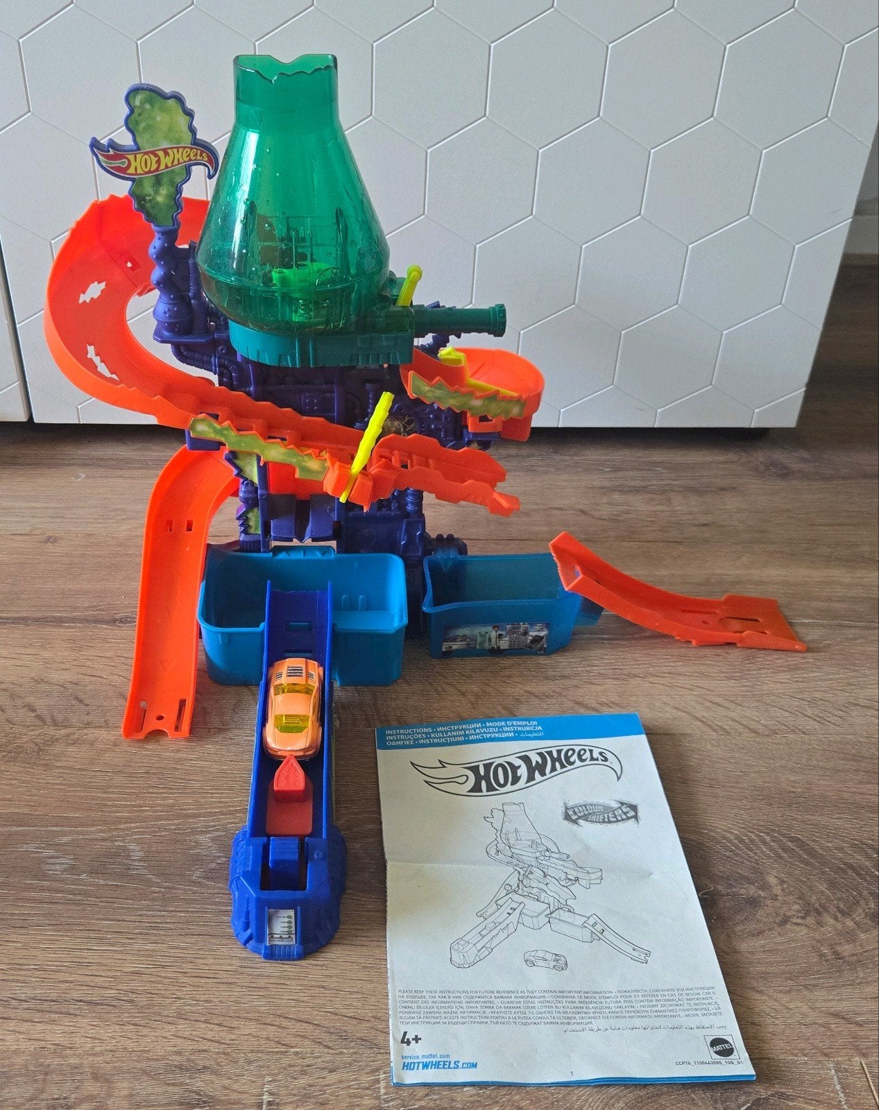 Hot Wheels City Color Shifters Color Splash Lab Speelset, Ophalen