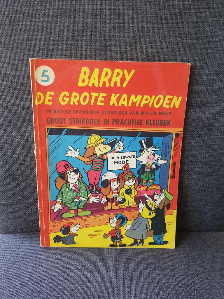Wip en Woep - Barry de grote kampioen, Boeken, Stripboeken, Eén stripboek, Ophalen of Verzenden, Gelezen