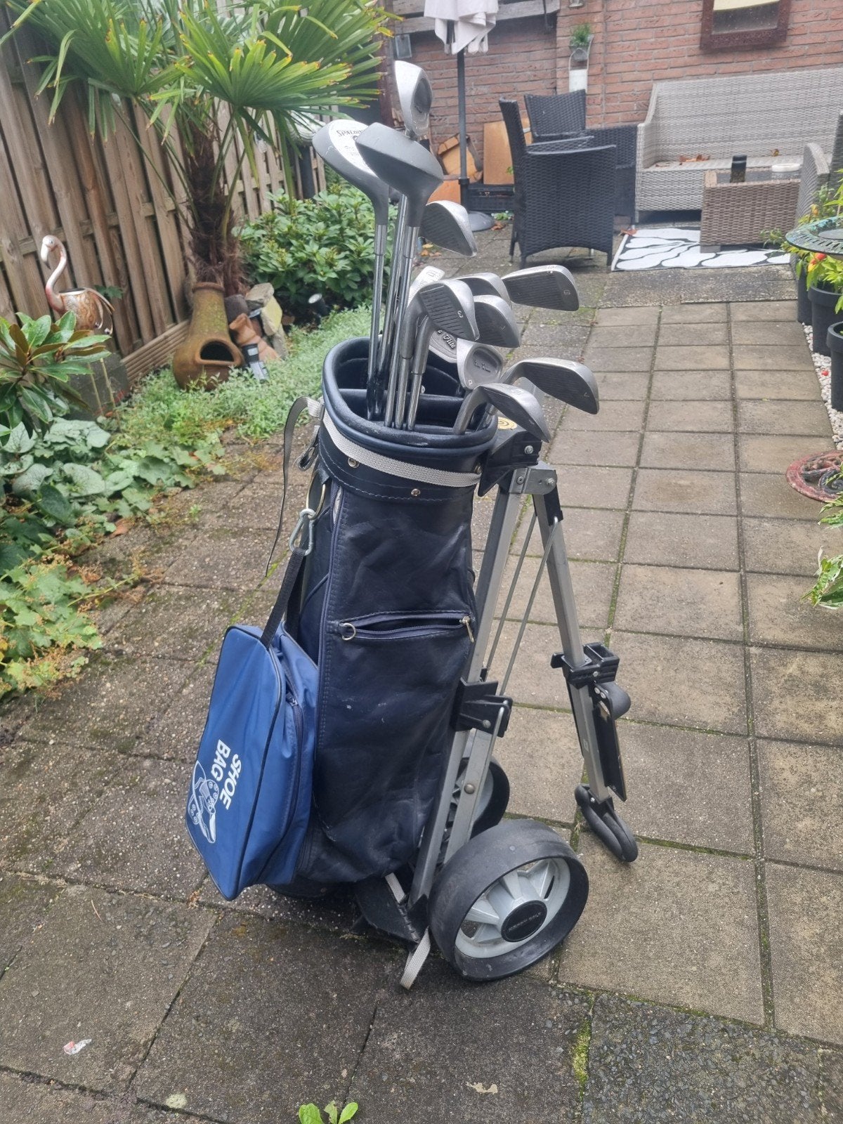 Complete golfset met tas en trolley, Sport en Fitness, Ophalen, Gebruikt, Set, Overige merken