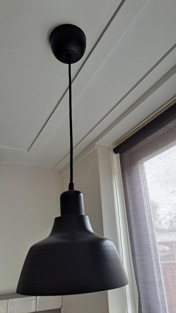 Lampen 2 x kleine 20cm 1 grote 40 cm, Ophalen of Verzenden, Zo goed als nieuw, Metaal, Modern