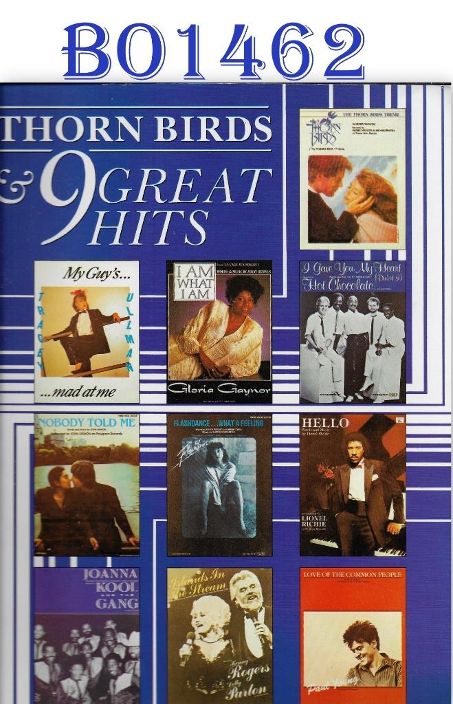 Bo1462 bladmuziek thorn birds 9 grote hits  ---, Muziek en Instrumenten, Gebruikt, Ophalen of Verzenden, Artiest of Componist