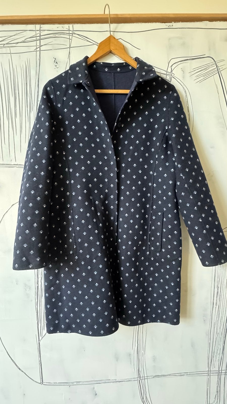 Weekend Max Mara omkeerbare jas maat 40, Kleding | Dames, Ophalen of Verzenden, Gedragen, Maat 38/40 (M), Blauw