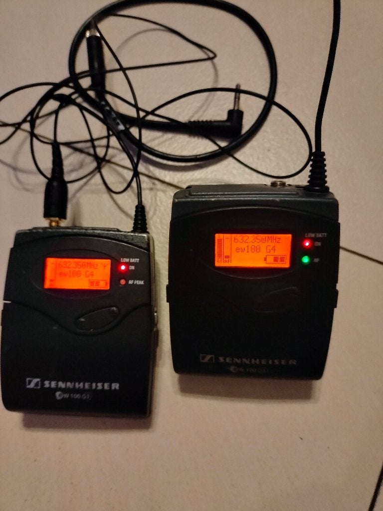Sennheiser G3  (3 sets), Ophalen, Zo goed als nieuw, Zender en Ontvanger