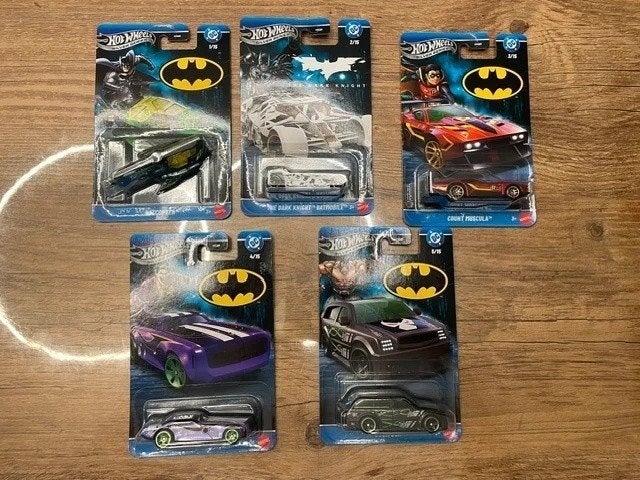 Complete set Hot Wheels (first wave) silver series Batman 26, Verzenden, Zo goed als nieuw