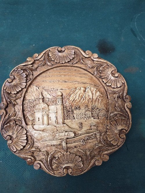 wandbord hout seefeld 3d vintage, Ophalen of Verzenden, 'T Olde Gre-j, Info@toldegrej.nl, Endepoelstraat 20f Didam