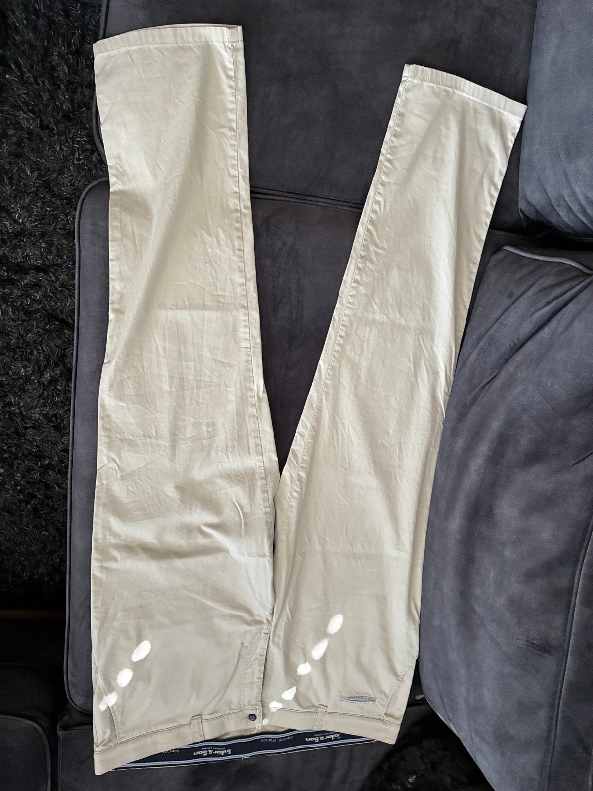 Herenbroek zandkleurig maat 58 - Tailor & Son, Ophalen of Verzenden, Zo goed als nieuw, Maat 56/58 (XL), Beige