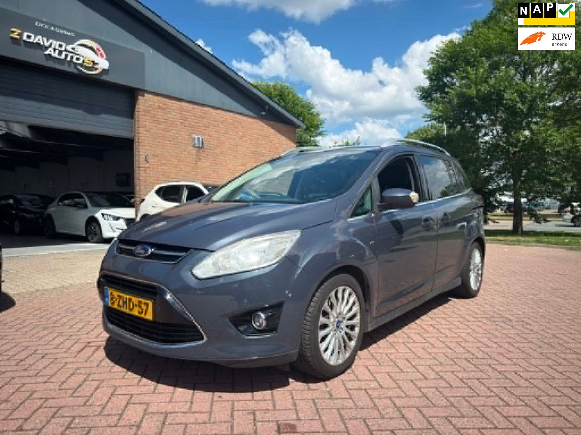 Ford Grand C-Max 1.0 Edition Plus 7p., Auto's, Voorwielaandrijving, 125 pk, Gebruikt, Origineel Nederlands