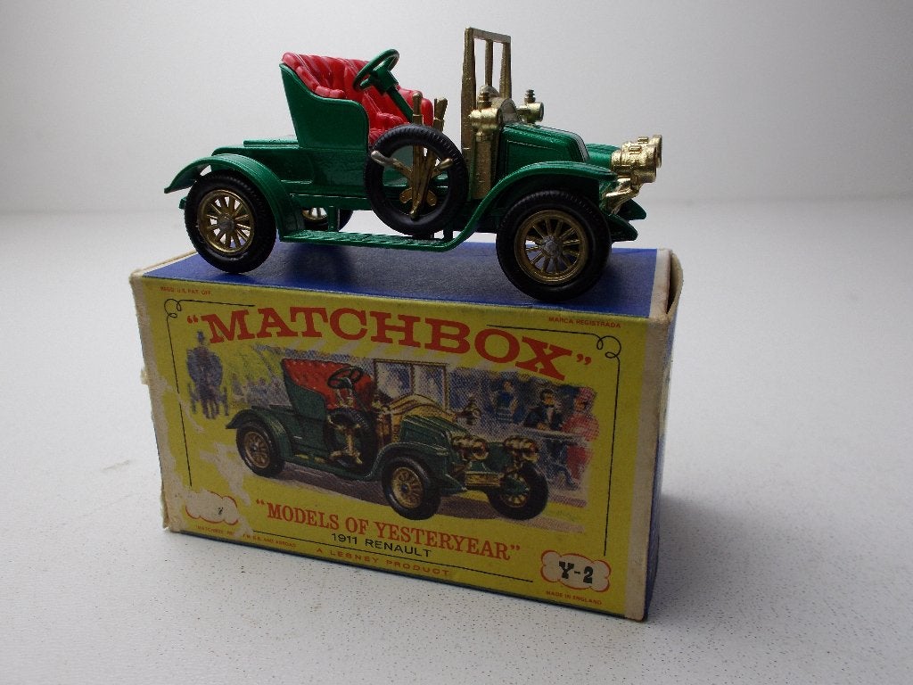 1963 Lesney Models Of Yesteryear. Y-2 1911 RENAULT + DOOSJE!, Ophalen of Verzenden, Nieuw, Auto, Matchbox