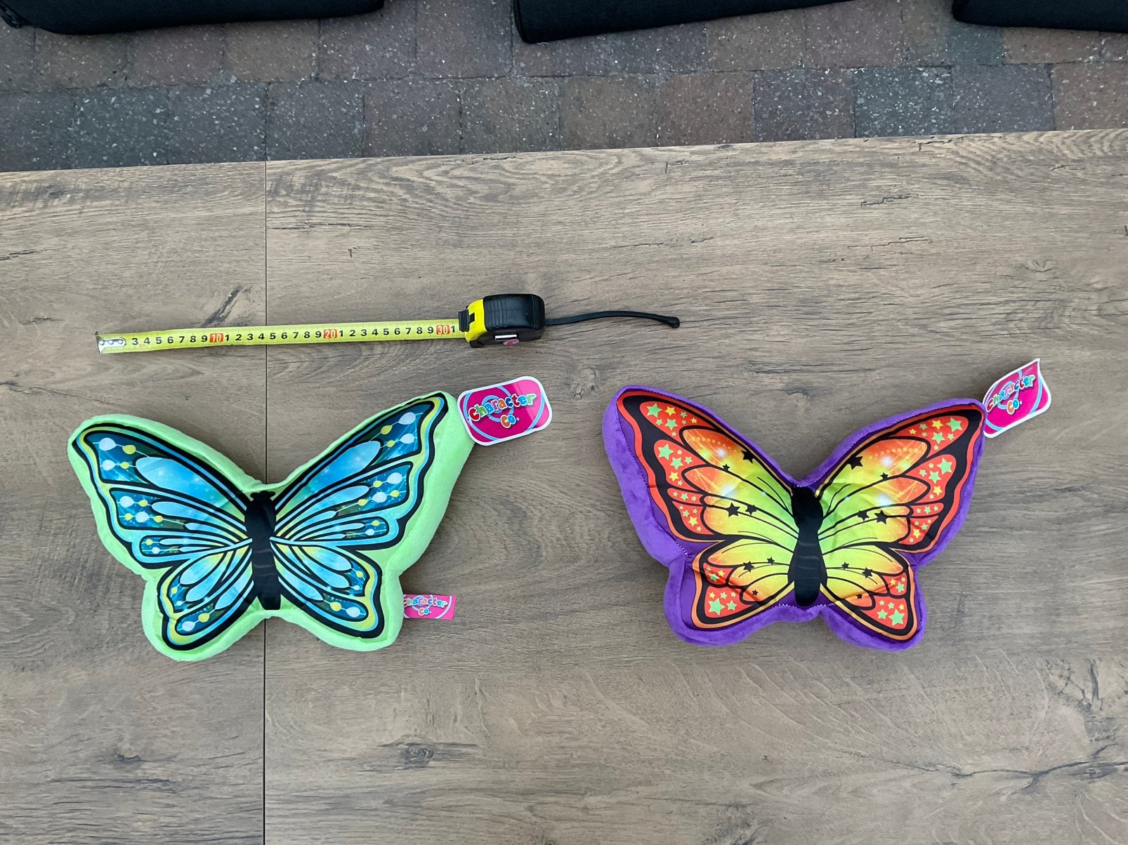 2 nieuwe zgan pluche vlinder knuffels kussens, Ophalen, Nieuw, Overige typen