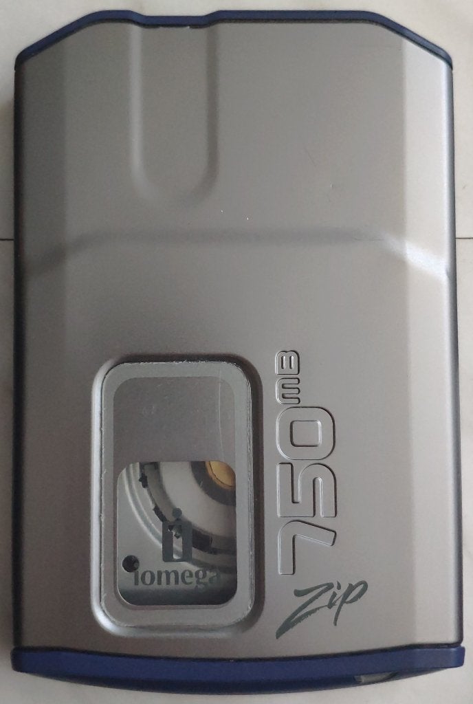 Iomega ZIP 750 USB drive met voeding, cartridge en draagtas, Computers en Software, Ophalen, Iomega